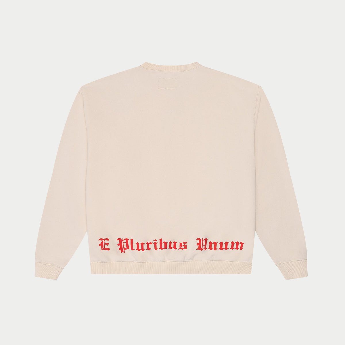 Godspeed Mainline Collection Statue Of Liberty Crewneck – Bone – back view