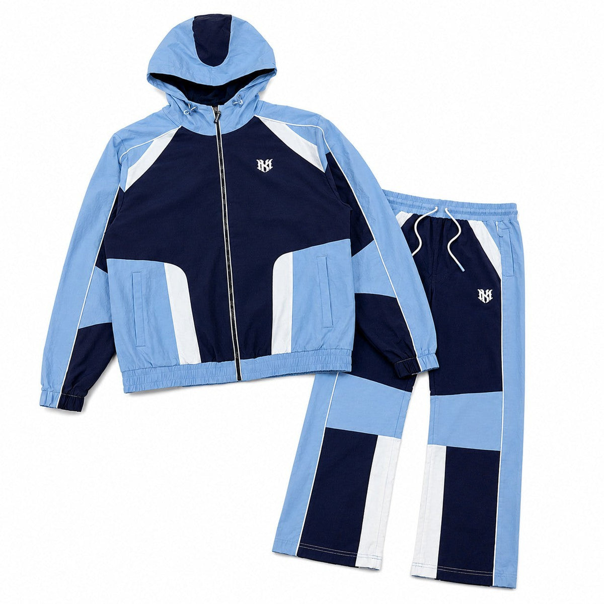 Makobi Jevani Nylon Set – Navy – full set, front