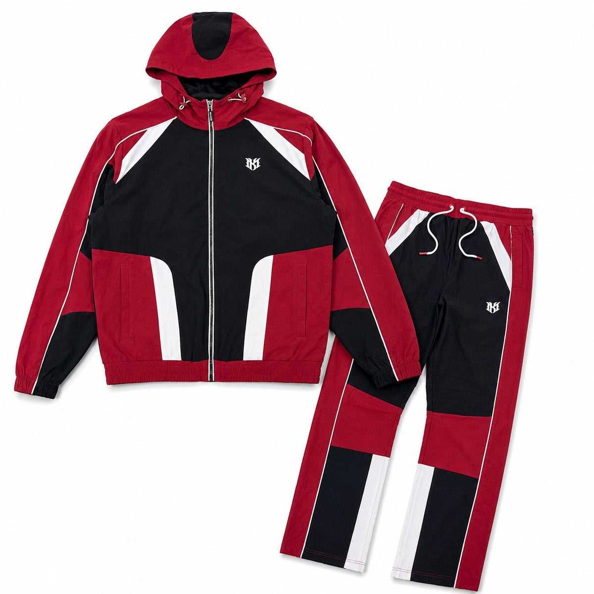 Makobi Jevani Nylon Set – Burgundy – full set, front