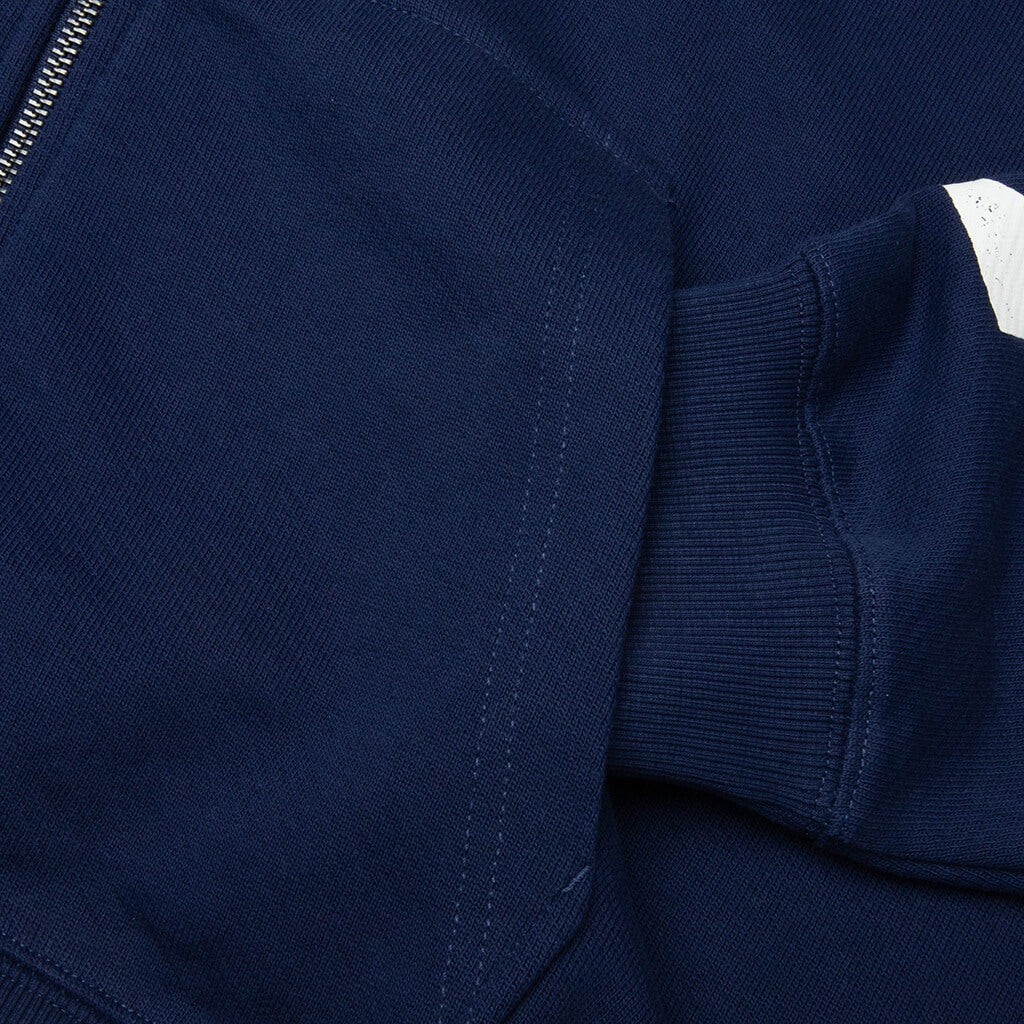 Off-White Diagonal Full Zip Hoodie – Marine – detail 3