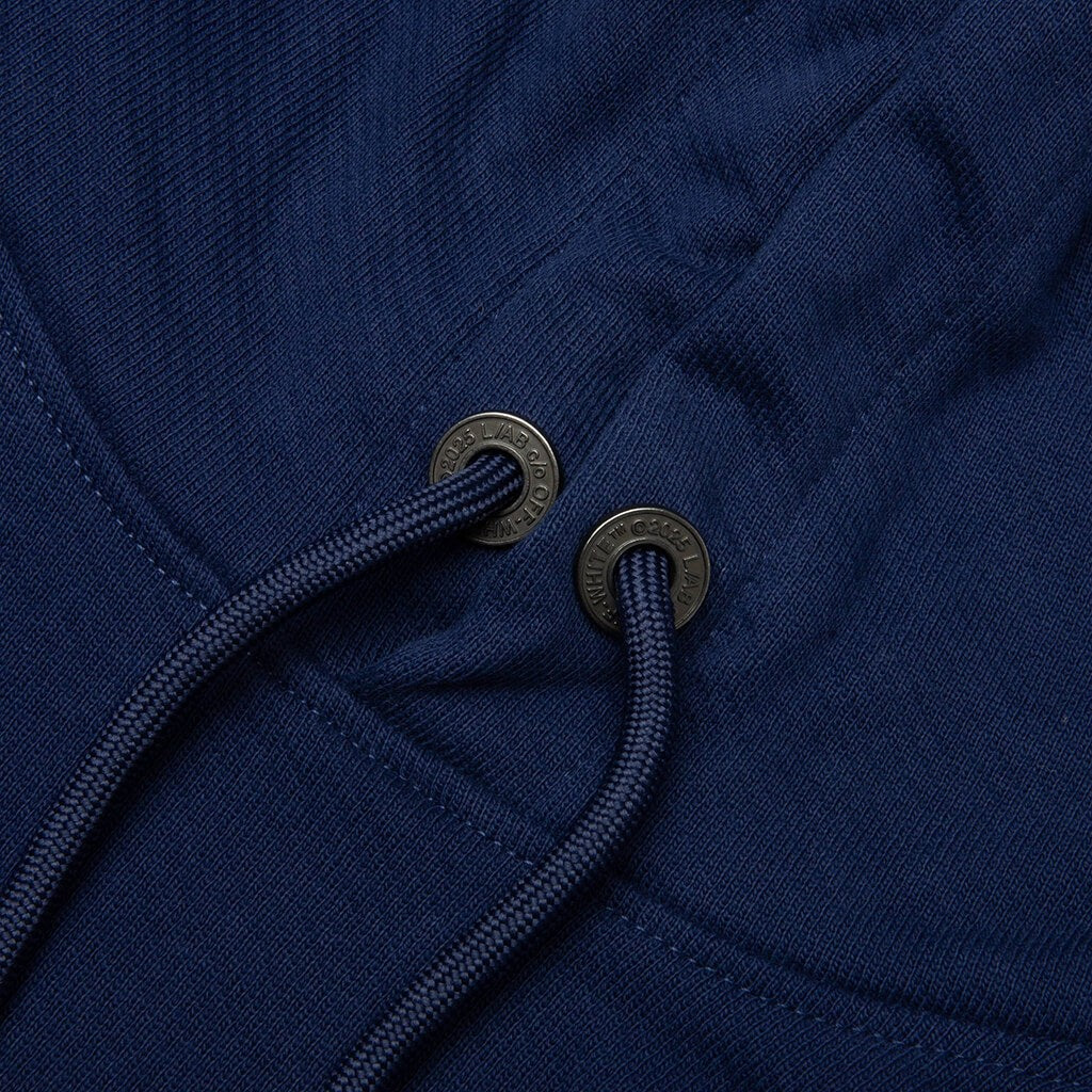 Off-White Core Diagonal Hoodie – Marine – detail view