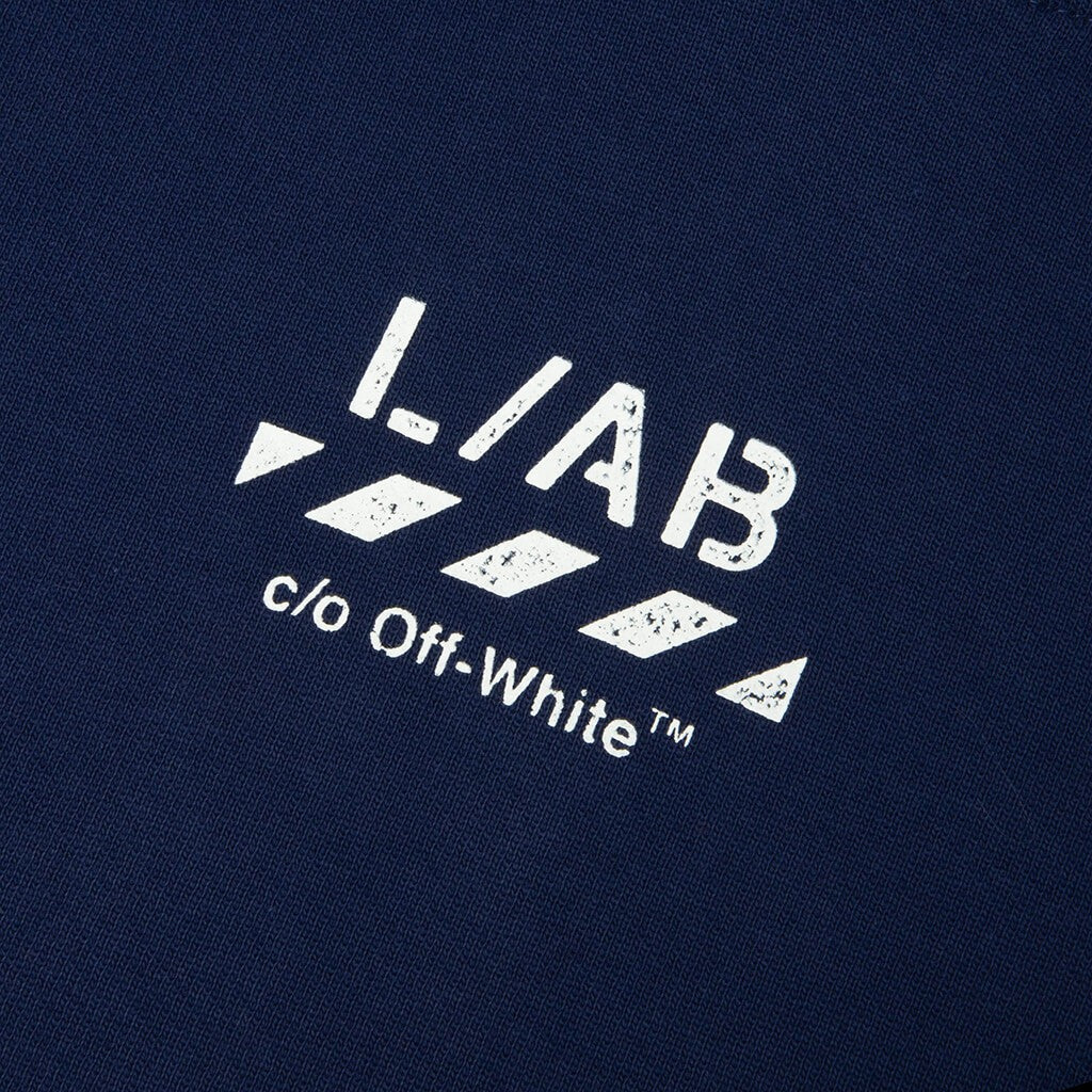 Off-White Core Diagonal Hoodie – Marine – detail 3