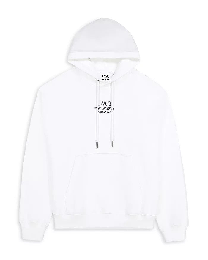 Off-White Core Diagonal Hoodie – White