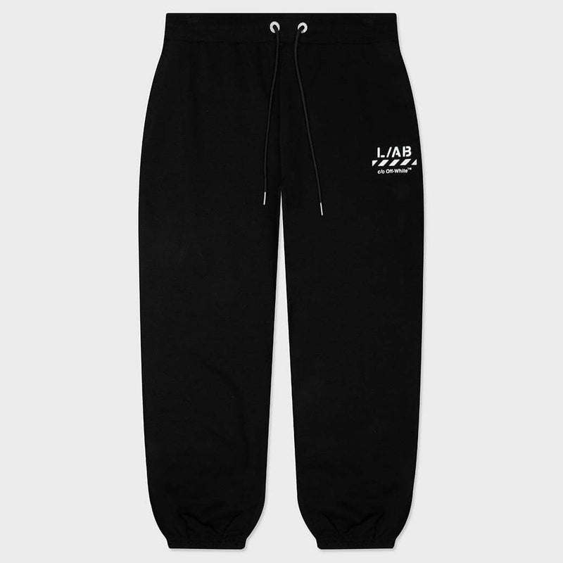 Off-White Diagonal Jogger Pants – Black