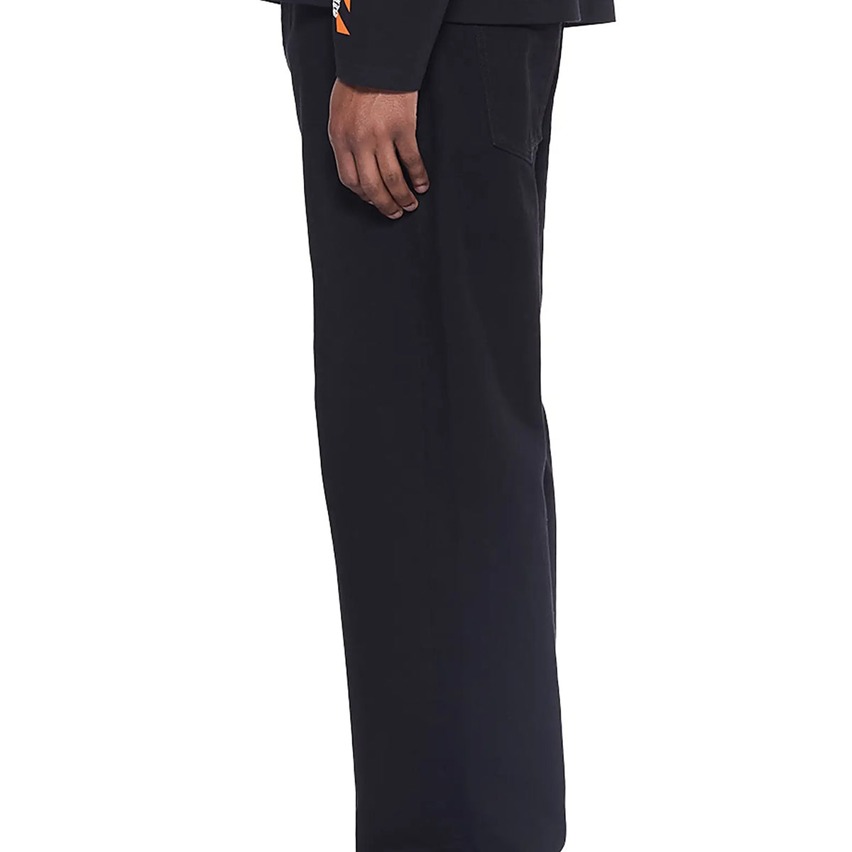 Off-White Piped Straight Leg Jean – Black – detail 2