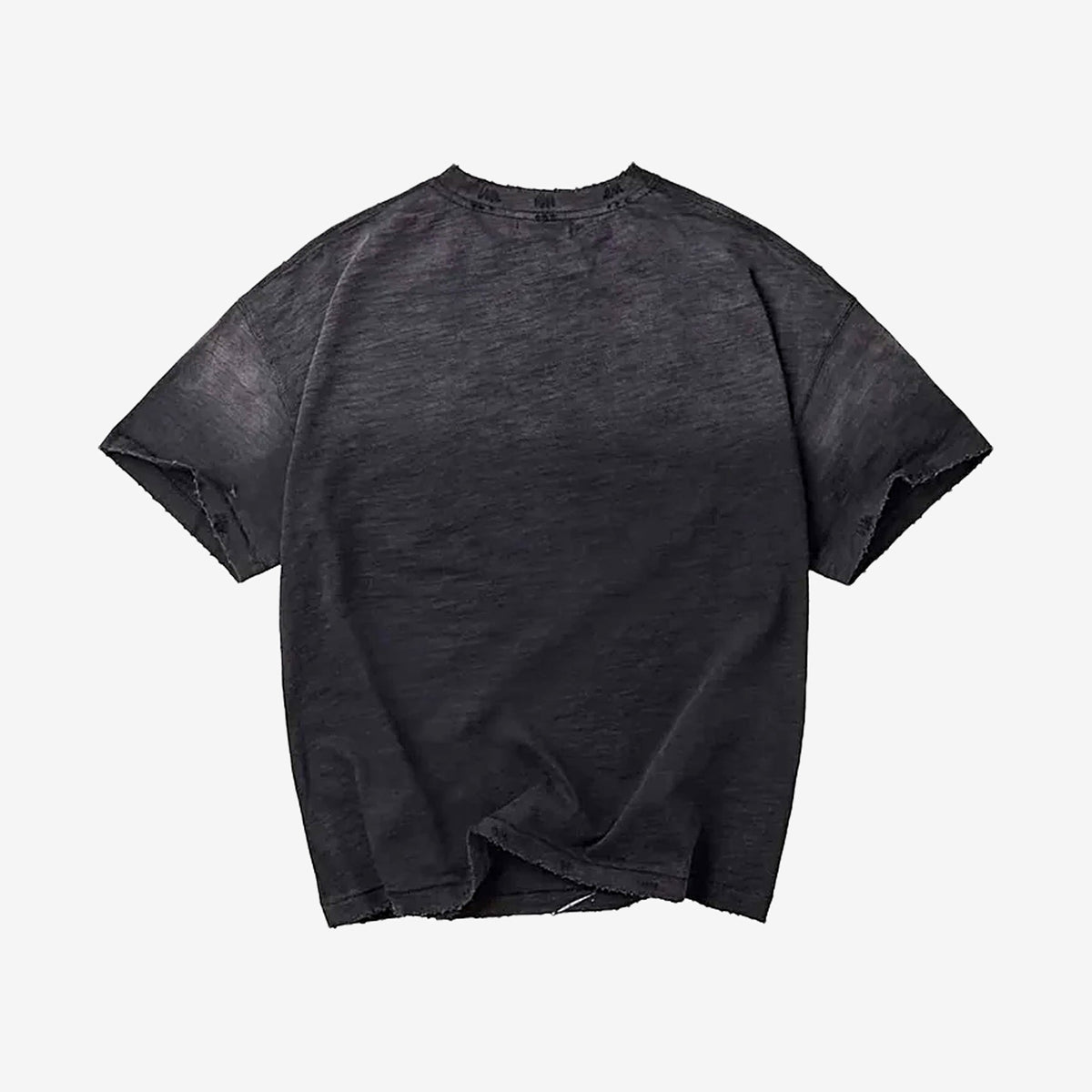 Vale Smiley Face T-Shirt – Black – back view