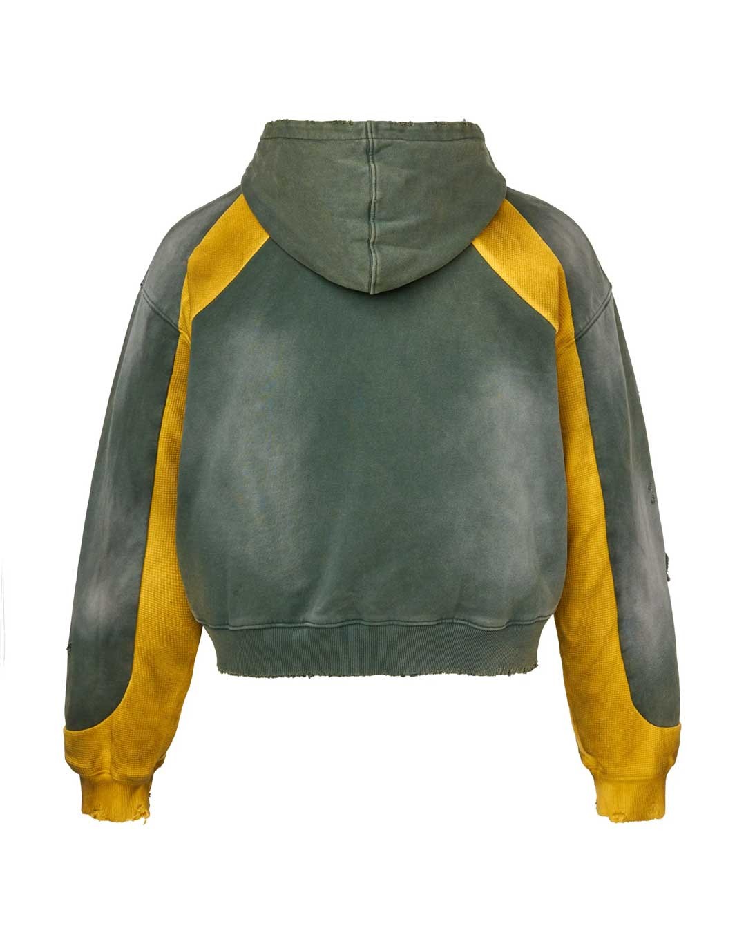 Vale Khalifa Zip Up Hoodie – Green – back view