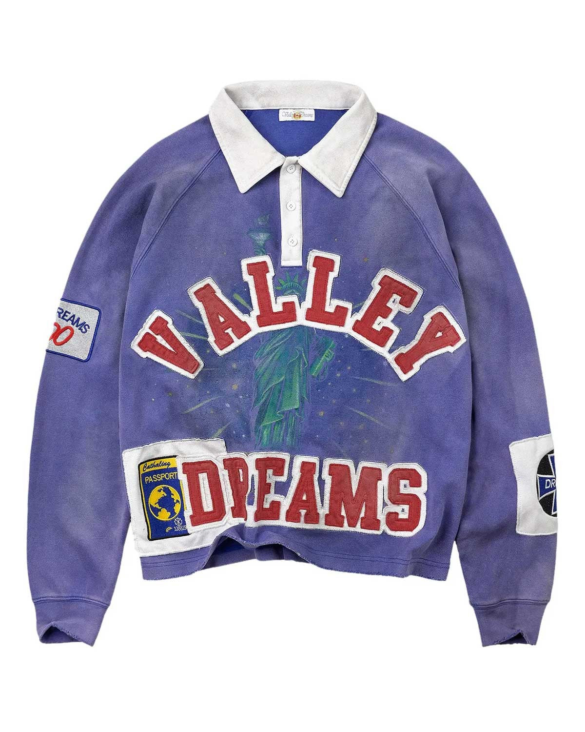 Vale Ben Rugby L/S – Blue – front view