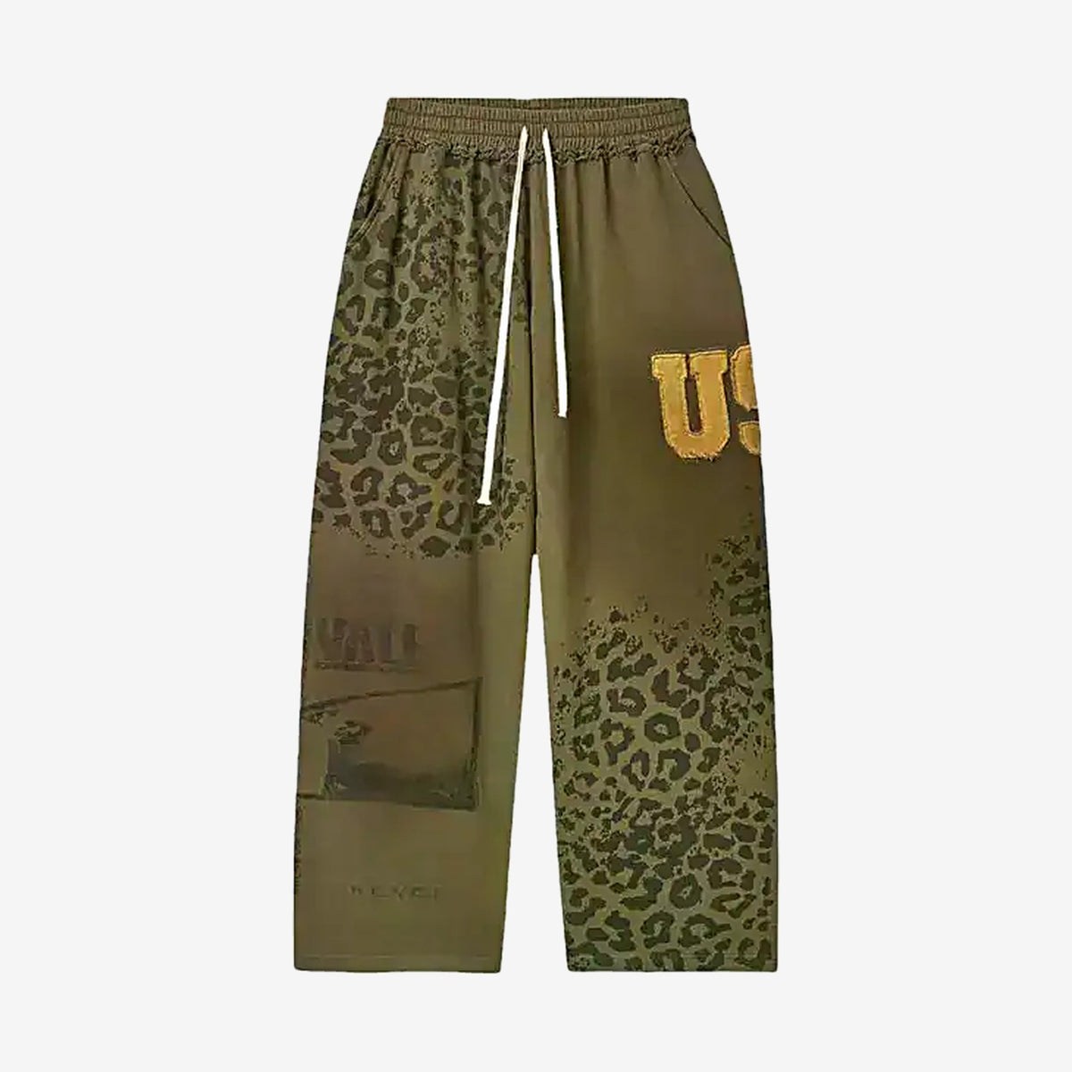 Vale Animal Print Bottom – Green