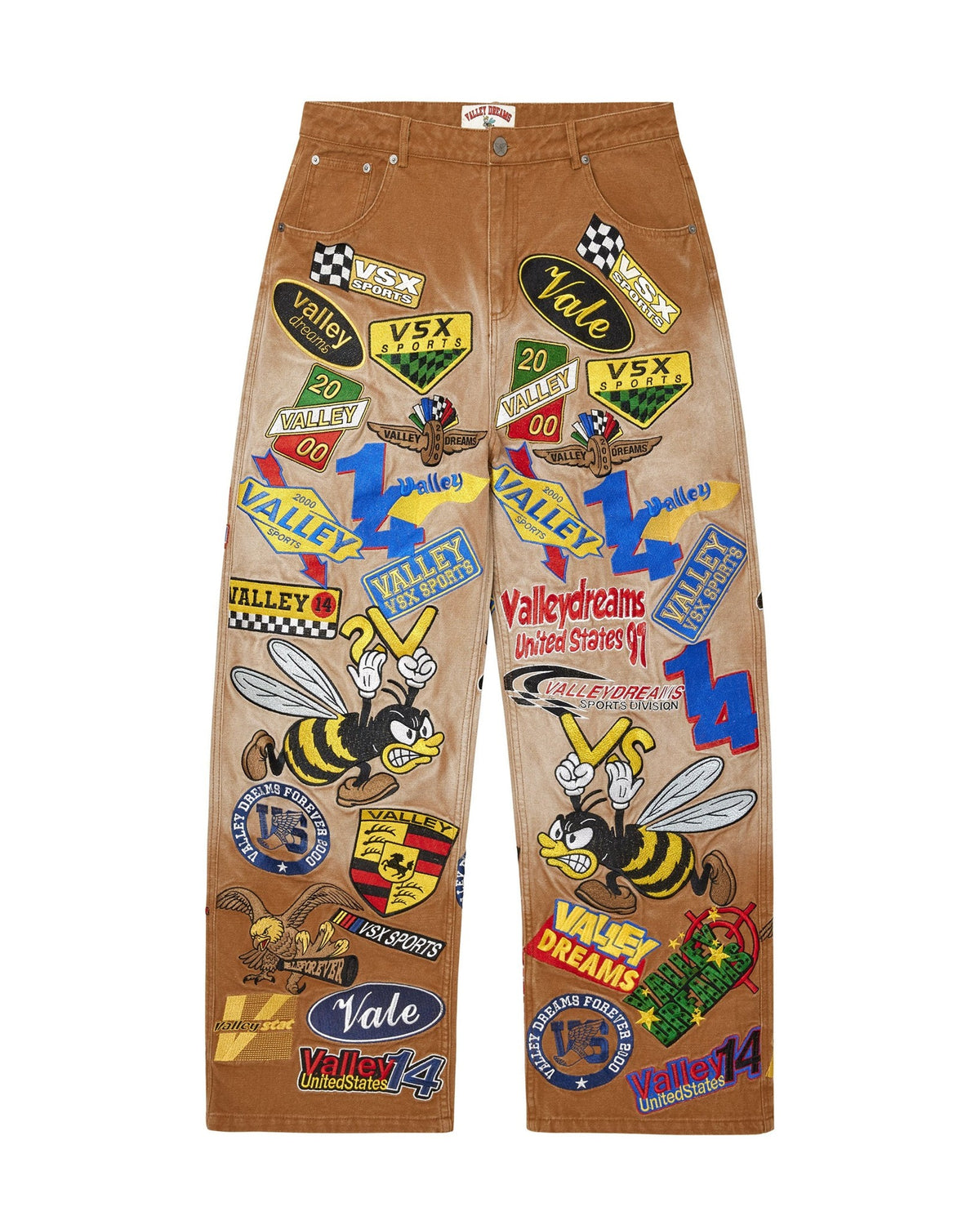 Vale Passport Pants – Brown – front view
