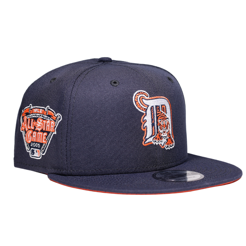 NOS Detroit Tigers MLB Vintage U.I.I. Adult Mesh Snapback Road Hat
