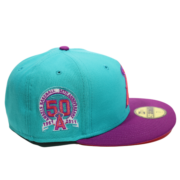 LOS ANGELES ANGELS NEW ERA 59FIFTY 50TH ANNIVERSARY HAT