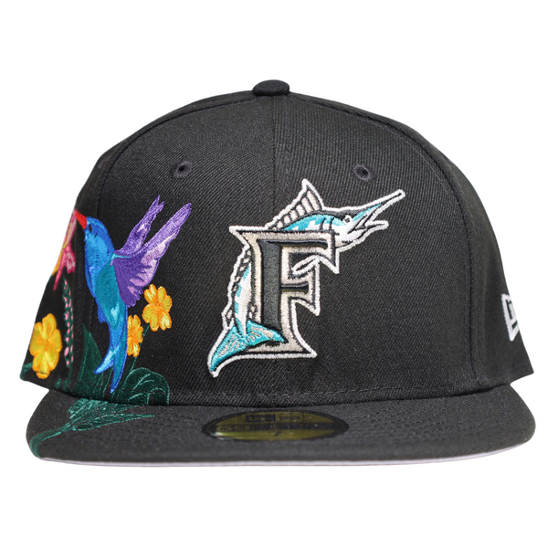 FLORIDA MARLINS NEW ERA 59FIFTY BLOOMING FLOWER COLLECTION HAT