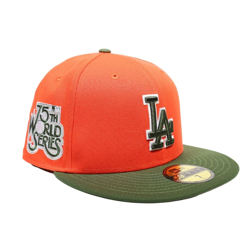 orange dodgers hat