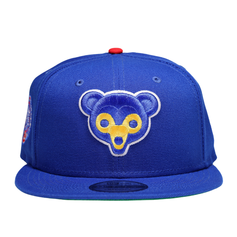 Chicago Cubs New Era Base Trucker 9FIFTY Snapback Hat - Royal/White