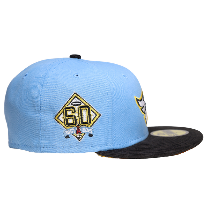LOS ANGELES ANGLES NEW ERA 59FIFTY 60TH ANNIVERSARY HAT