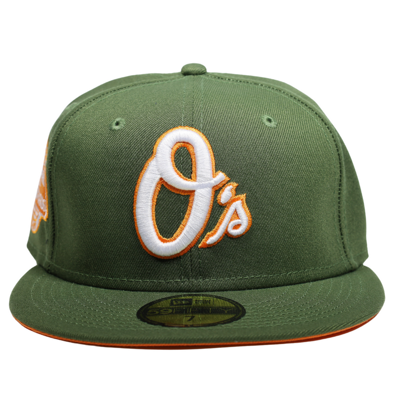 BALTIMORE ORIOLES NEW ERA 59FIFTY 30TH ANNIVERSARY SCRIPT HAT – Hangtime  Indy