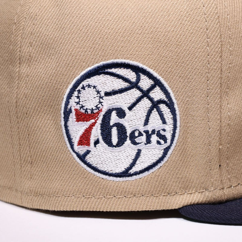 Men's New Era Pink Philadelphia 76ers Candy Cane 59FIFTY Fitted Hat