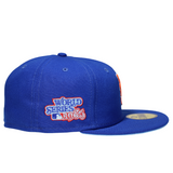 New York Mets New Era Blue 1986 World Series T-Shirt