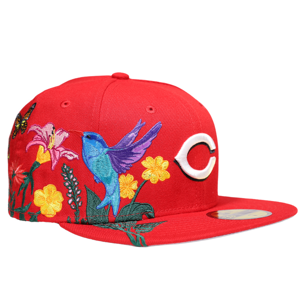 CINCINNATI REDS NEW ERA 59FIFTY BLOOMING FLOWER COLLECTION HAT