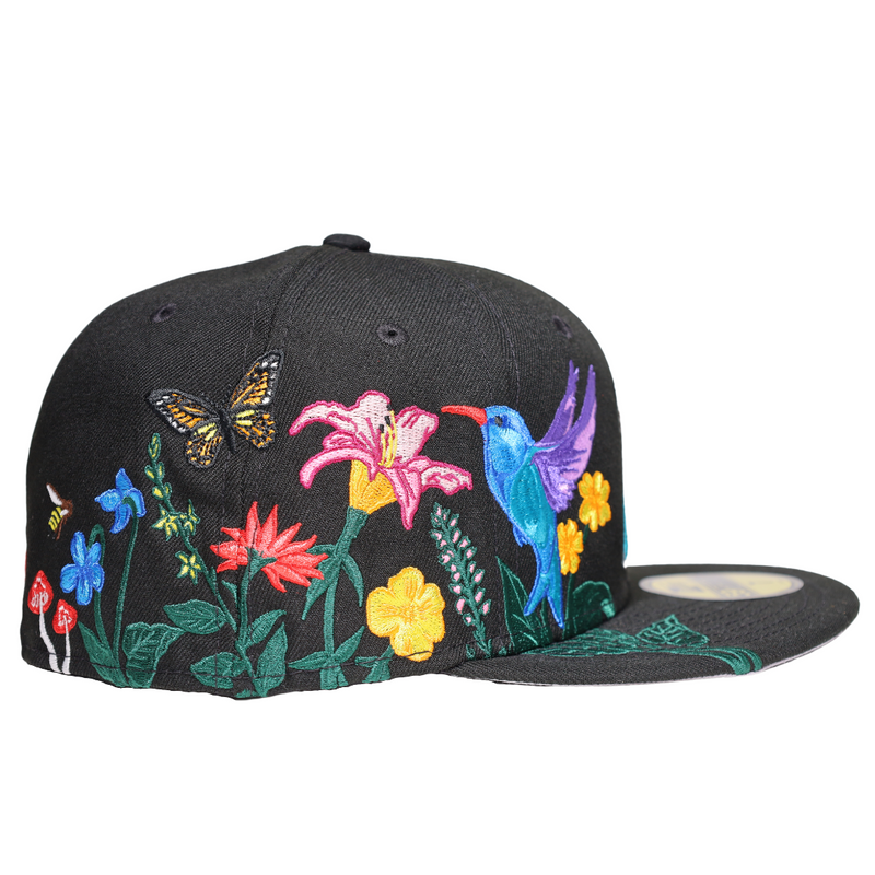 New Era Detroit Tigers 'State Flower' 59FIFTY Fitted Black/Floral