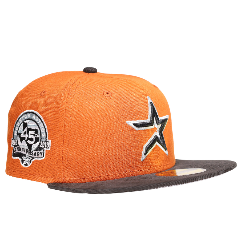 New Era Houston Astros 45th Anniversary Metallic Suede Elite