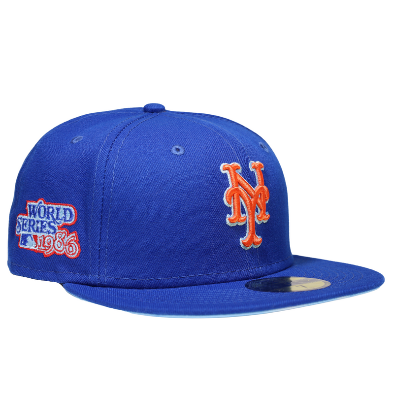 NEW YORK METS NEW ERA 59FIFTY 1986 WORLD SERIES CLOUD COLLECTION HAT –  Hangtime Indy